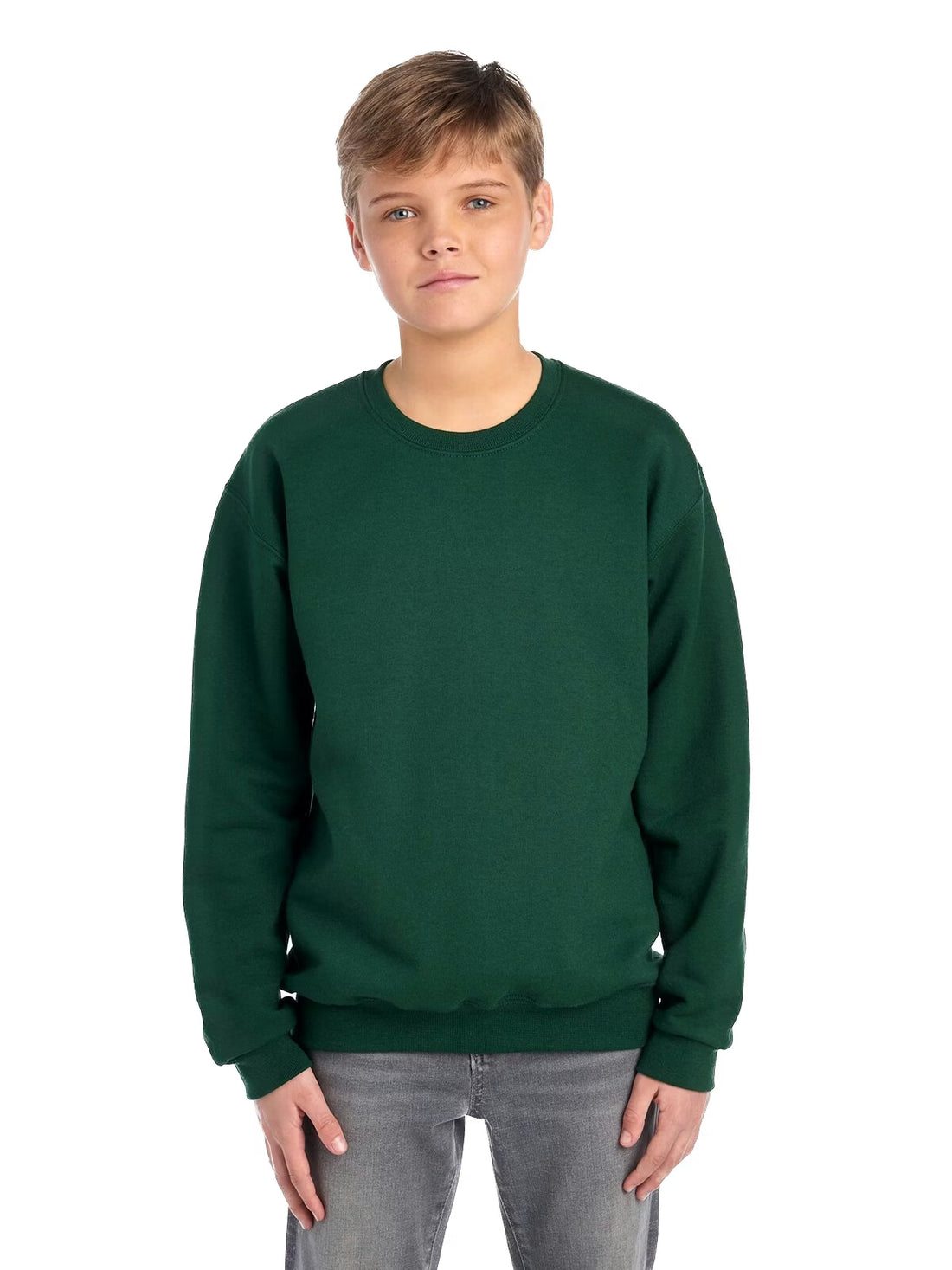 Jerzees® NuBlend™ Youth Crewneck Sweatshirt – 562BR